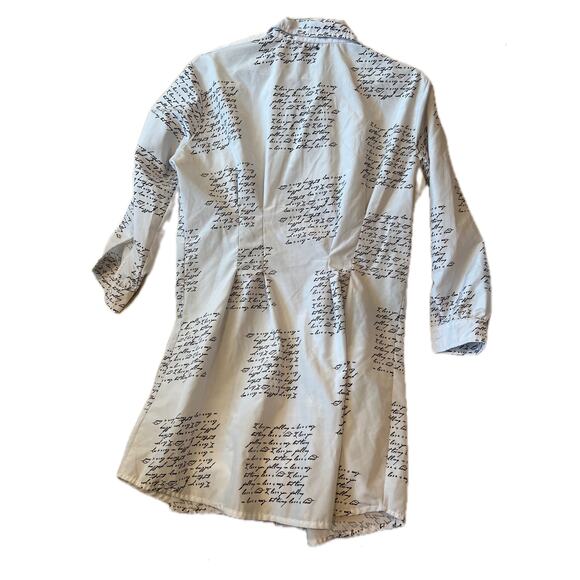 Spoon "I Lose You" Thigh Length Blouse Womans M - Picture 2 of 3